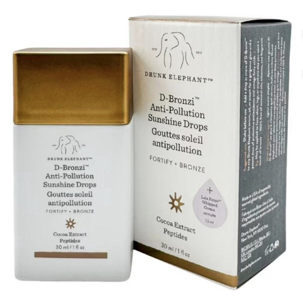 Drunk Elephant D-Bronzi Anti-Pollution Sunshine Drops Liquid Bronzer 1 fl oz